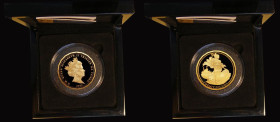 Tristan da Cunha Twenty Pounds Gold 2020 EU Departure 20-sided 2.5 oz. 22 carat Gold Proof, Reverse: Britannia advancing with HMS Invincible behind, o...