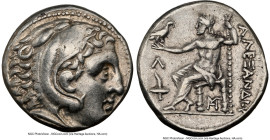 MACEDONIAN KINGDOM. Alexander III the Great (336-323 BC). AR tetradrachm (24mm, 17.18 gm, 2h). NGC XF 4/5 - 4/5. Posthumous issue of Amphipolis, ca. 3...