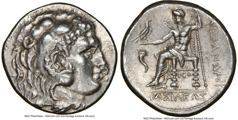 MACEDONIAN KINGDOM. Alexander III the Great (336-323 BC). AR tetradrachm (29mm, ...