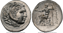 SICYONIA. Sicyon. Ca. 225-215 BC. AR tetradrachm (31mm, 16.91 gm, 11h). NGC AU 5/5 - 3/5, brushed. Posthumous issue in the name and types of Alexander...