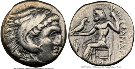 MACEDONIAN KINGDOM. Alexander III the Great (336-323 BC). AR drachm (16mm, 4.08 gm, 2h). NGC VF 4/5 - 4/5. Posthumous issue of Lampsacus, ca. 310-301 ...