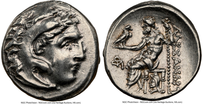 MACEDONIAN KINGDOM. Alexander III the Great (336-323 BC). AR drachm (18mm, 4.28 ...