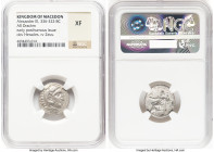 MACEDONIAN KINGDOM. Alexander III the Great (336-323 BC). AR drachm (19mm, 12h). NGC XF. Early posthumous issue of Colophon, ca. 322-317 BC. Head of H...