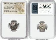 MACEDONIAN KINGDOM. Alexander III the Great (336-323 BC). AR drachm (18mm, 4.25 gm, 11h). NGC Choice XF 5/5 - 4/5. Early posthumous issue of Colophon,...