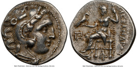 MACEDONIAN KINGDOM. Alexander III the Great (336-323 BC). AR drachm (17mm, 4.24 gm, 12h). NGC Choice XF 5/5 - 4/5. Early posthumous issue of Colophon,...