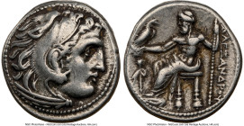 MACEDONIAN KINGDOM. Alexander III the Great (336-323 BC). AR drachm (17mm, 12h). NGC Choice VF. Posthumous issue of Magnesia as Maeandrum, ca. 323-319...