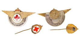Very rare WW2 Bulgarian Air Force Medic wing badge. These were attributed to the medical staff of the Air Force. Such officers wore the Air Force unif...