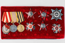 1.Soviet Russia, an order of the red banner silver 2.Medal For Combat Service (Aka Medals "For Battle Merit") 3.Medal "For the victory over Germany in...