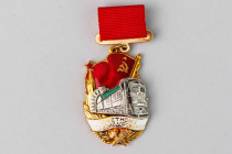 Badge of the Honorary Railway Worker of the USSR. Nr. 180065