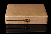 The Case made of sterling silver 813, with gilding inside. Marked of Finland. In a beautiful authentic box. The middle of the 20th century. The size 9...