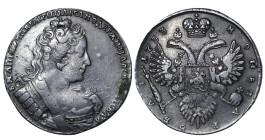 Russian Empire, Empress Anna Ioannovna (1730 - 1740), 1 rouble, 1733 year, Silver, 25,85 gr, KM#192.2, Bitkin 61