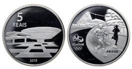 Brasil, Dilma Rousseff (2011 - 2016), 5 reais, 2015 year, Silver, 27 gr, KM#714