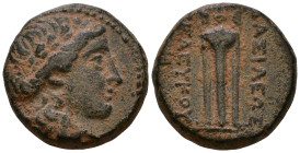 SELEUKID KINGS of SYRIA. Seleukos II Kallinikos, 246-226 BC. AE 18mm, 7,65g