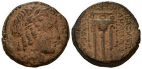 SELEUKID KINGS of SYRIA. Demetrios II Nikator. First reign, 146-138 BC. Æ 18mm, 5,78g
