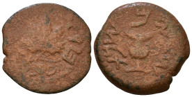 JUDAEA. First Jewish War, 66-70 AD. Prutah AE 17mm, 2,47g