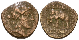 Seleukid Kings, Alexander I Balas (150-145 BC). Æ 12mm, 1,63g
