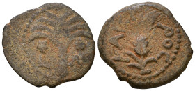 JUDAEA. Procurators. Marcus Ambibulus, 9-12 AD. Prutah AE 17mm, 2,00g