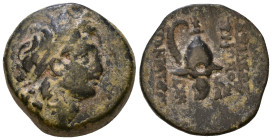 SELEUKID KINGS of SYRIA. Tryphon, 142-138 BC. AE 16mm, 4,60g