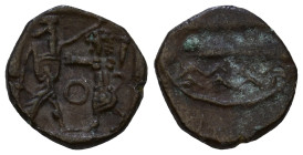 Phoenicia. Sidon. Time of Baalshallim II 401-366 BC. 1/16 Shekel AR 9mm, 0,62g