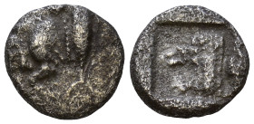 Mysia, Kyzikos. AR Obol. Circa 450-400 BC. 9mm, 0,92g
