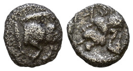 CARIA. Mylasa. Circa 420-390 BC AR Tetartemorion 4,9mm, 0,24g