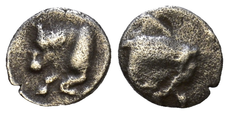 CARIA, Uncertain Mint Circa 450-400 BC. AR 6mm, 0,19g