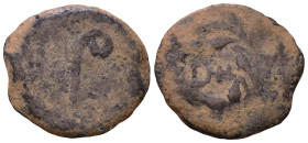 JUDAEA. Procurators. Pontius Pilate, 26-36. Prutah AE 15mm, 1,43g