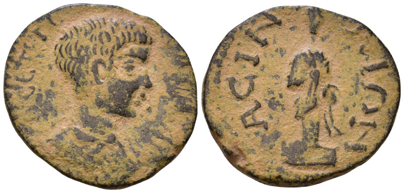 MESSENIA, Asine. Geta. As Caesar, AD 198-209. Æ Assarion. Struck circa AD 198-20...