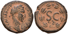 SYRIA, Seleucis and Pieria. Antiochia ad Orontem. Nerva. AD 96-98. AE 22mm, 9,68g *Repatinated*