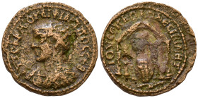 MESOPOTAMIA. Nisibis. Philip I, 244-249. AYTOK K M IOVΛI ΦΙΛΙΠΠOC CЄB Radiate and cuirassed bust left. Rev. IOY CЄΠ ΚΟΛΩ ΝЄCIBI MHT Tyche seated facin...