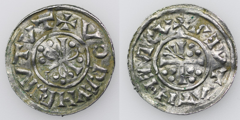 Czechia. Bohemia. Boleslav IV Chrabrý (The Brave). 1003-1004. AR Denar (19mm, 0....