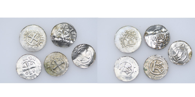 Germany (Group of five). Duchy of Saxony. Goslar. Otto III 983-1002. AR Denar +D...