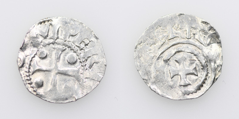 Germany. Saxony. Otto III 983-1002. AR Denar (17mm, 1.33g). Dortmund mint. [ODDO...