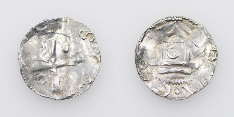 Germany. Saxony. Worms. Otto III 983-1002 or Heinrich II 1002-1024. AR Denar (16...