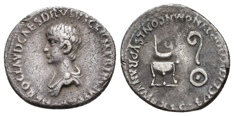 IMPERIO ROMANO. NERÓN. Denario. Roma (50-54 d.C.). A/ Busto drapeado a izq.; NER...