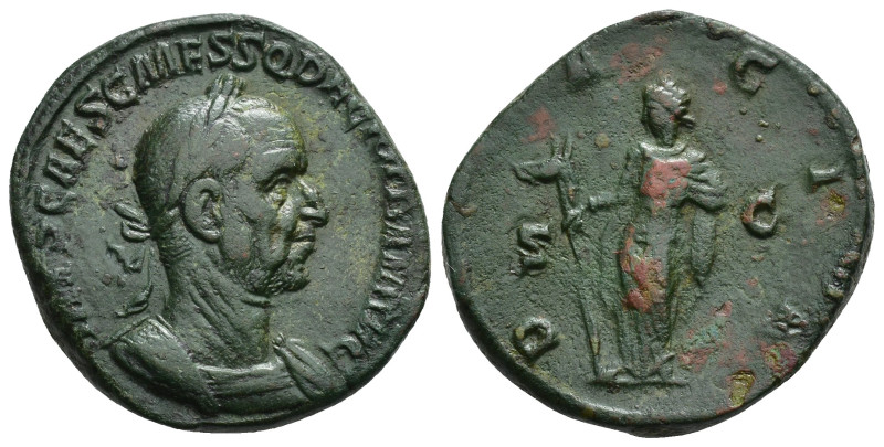 IMPERIO ROMANO. TRAJANO DECIO. Sestercio. Roma (249). A/ Busto laureado y acoraz...