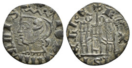 REINOS DE CASTILLA Y LEÓN. Juan I. Cornado. Toro . VE 0,94 g. 16,5 mm. III-574; BMM-745. MBC. Escasa.