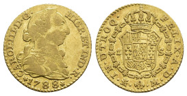 CARLOS III. Escudo. 1788. Madrid. M. AU 3,28 g. 17,1 mm. VI-1131. MBC-/MBC.