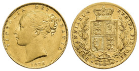 MONEDA EXTRANJERA. AUSTRALIA. Victoria I. Soberano. 1872/1-M. AU 7,97 g. 22 mm. KM-7. Pequeñas marcas. EBC-/EBC.
