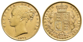 MONEDA EXTRANJERA. GRAN BRETAÑA. Victoria I. Soberano. 1872-37. AU 7,97 g. 22,1 mm. KM-736.2. EBC.