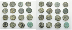 IMPERIO ROMANO. Lote de 16 follis de Valente. BC+/MBC-.