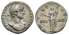 IMPERIO ROMANO. ADRIANO. Denario. Roma (119-120). A/ Busto laureado y drapeado a der.; IMP CAESAR TRAIAN HADRIANVS AVG. R/ Felicitas a izq. con caduce...