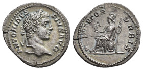 IMPERIO ROMANO. CARACALLA. Denario. Roma (206-210). A/ Cabeza laureada a der.; ANTONINVS PIVS AVG. R/ Roma sentada a izq. con victoria y lanza; RESTIT...