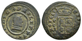 FELIPE IV. 8 maravedís. 1664. Córdoba. TM. 2,43 g. 20,8 mm. AC-311. MBC-.