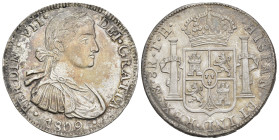 FERNANDO VII. 8 reales. 1809. México. TH. 26,84 g. 39,5 mm. VI-1083. Oxidaciones. MBC+.