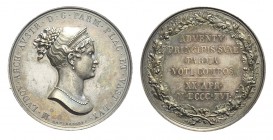 Ingresso nel Ducato

Ducato di Parma, Piacenza e Guastalla - Maria Luigia, medaglia a ricordo del suo ingresso nel Ducato 1816, opus Santarelli, Ag,...