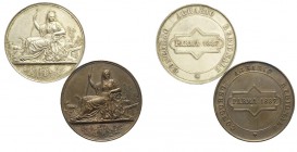 Parma

Parma - Coppia di medaglie del concorso agrario regionale 1887, opus Pieroni, Br, 40mm, SPL