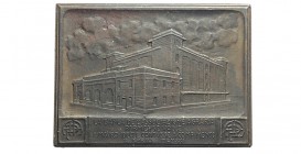 Parma

Parma - Placca della banca dell'associazione agraria Parmense 1921, opus Johnson, Br, 48x66mm, 89g, R, qSPL