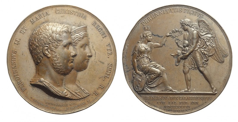 Nascita di Francesco I 1836

Regno delle Due Sicilie - Ferdinando II, medaglia...