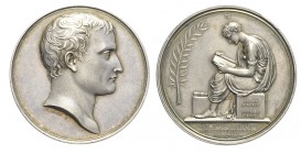 Napoleone

Medaglia a ricordo dell'organizzazione dell'Istruzione Pubblica 1802, Opus Andrieu, Ag, 39mm, 31,8g, RR, SPL